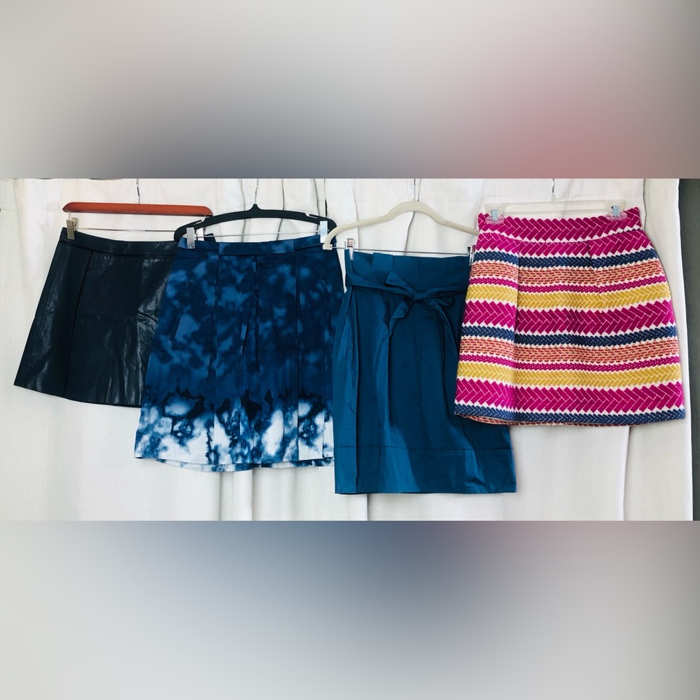 Lot 4 Womens Skirts Size 0/2/4/S Vince BCBG Maxazria Nomad Elie Tahari NWT